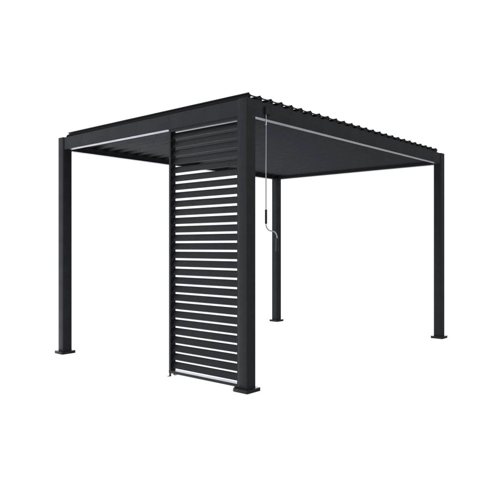 Persiana 1m in alluminio per pergola biocllimatica, antracite