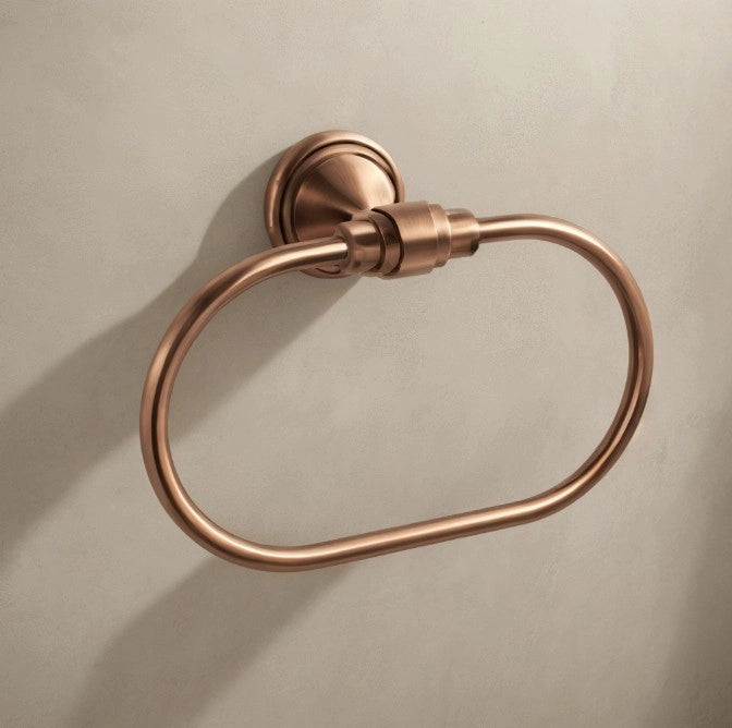 Appendiabiti Da Bagno Ring 16101 Aristo Rame Spazzolato