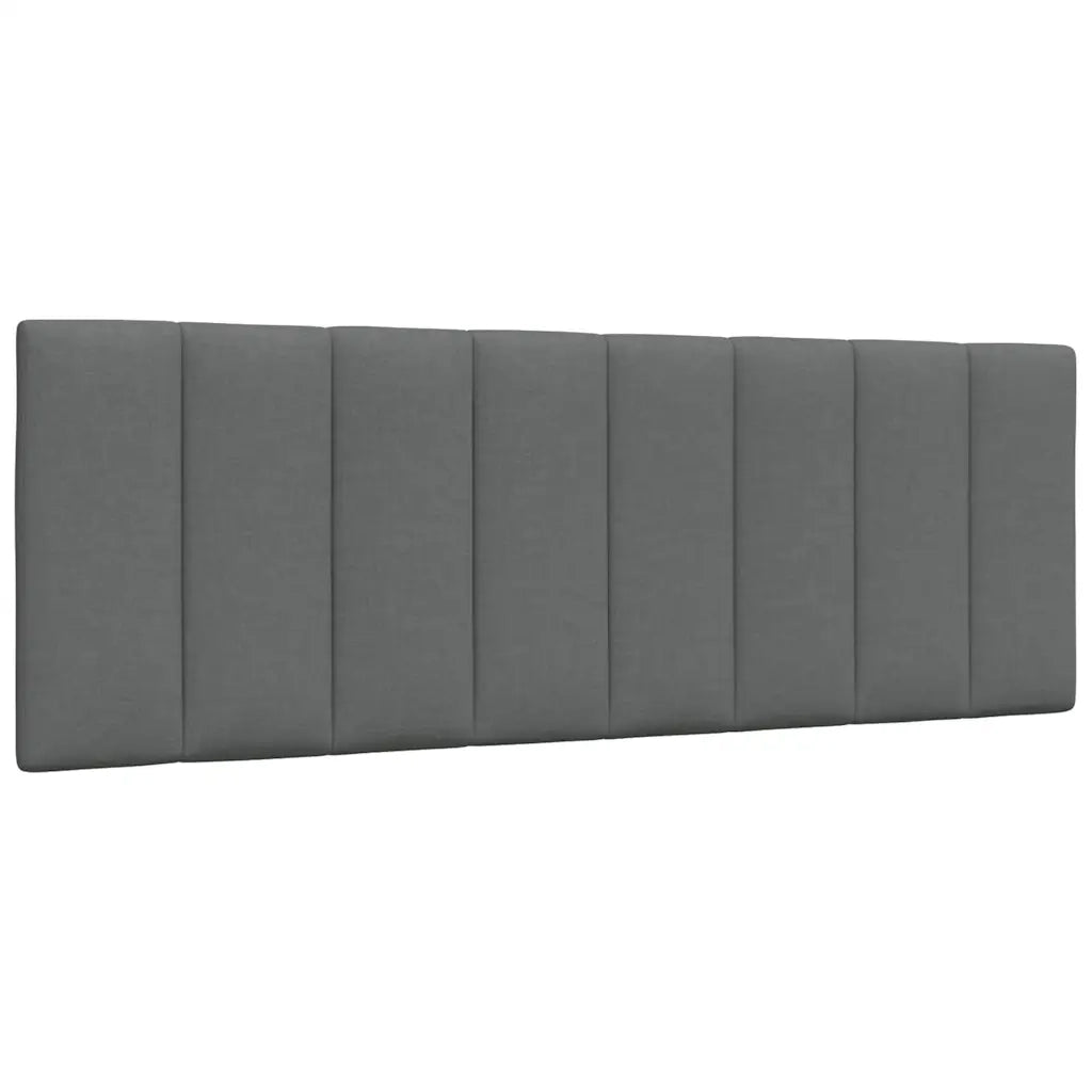 vidaXL Letto con Materasso Grigio Scuro 140x200cm Tessuto