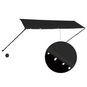 Tenda da Sole | Tenda parasole Retrattile con LED 350x150 cm Antracite