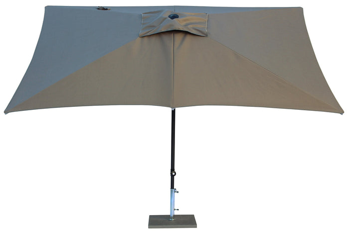 Ombrellone da Giardino 3x2 m Palo Ø35 mm in Alluminio Maffei Kronos Tortora