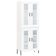 Buffet credenza cassettiera armadio mobile contenitore organizer cucina soggiorno salotto alto 69,5 x 34 x 180 cm legno ingegnerizzato bianco 02_0032637