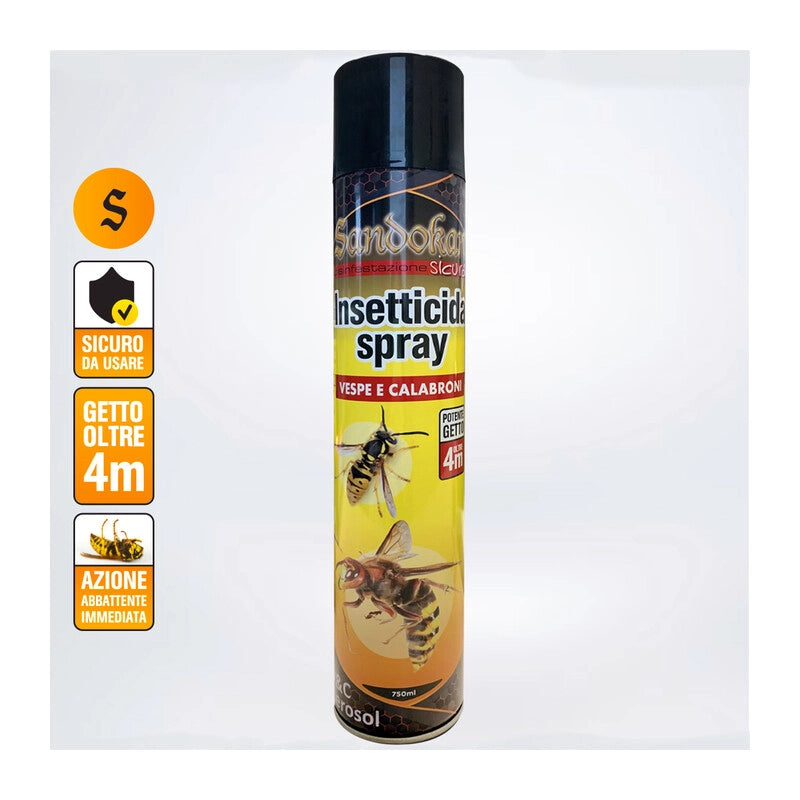 INSETTICIDA VESPE E CALABRONI 750ML- 1,0 pz