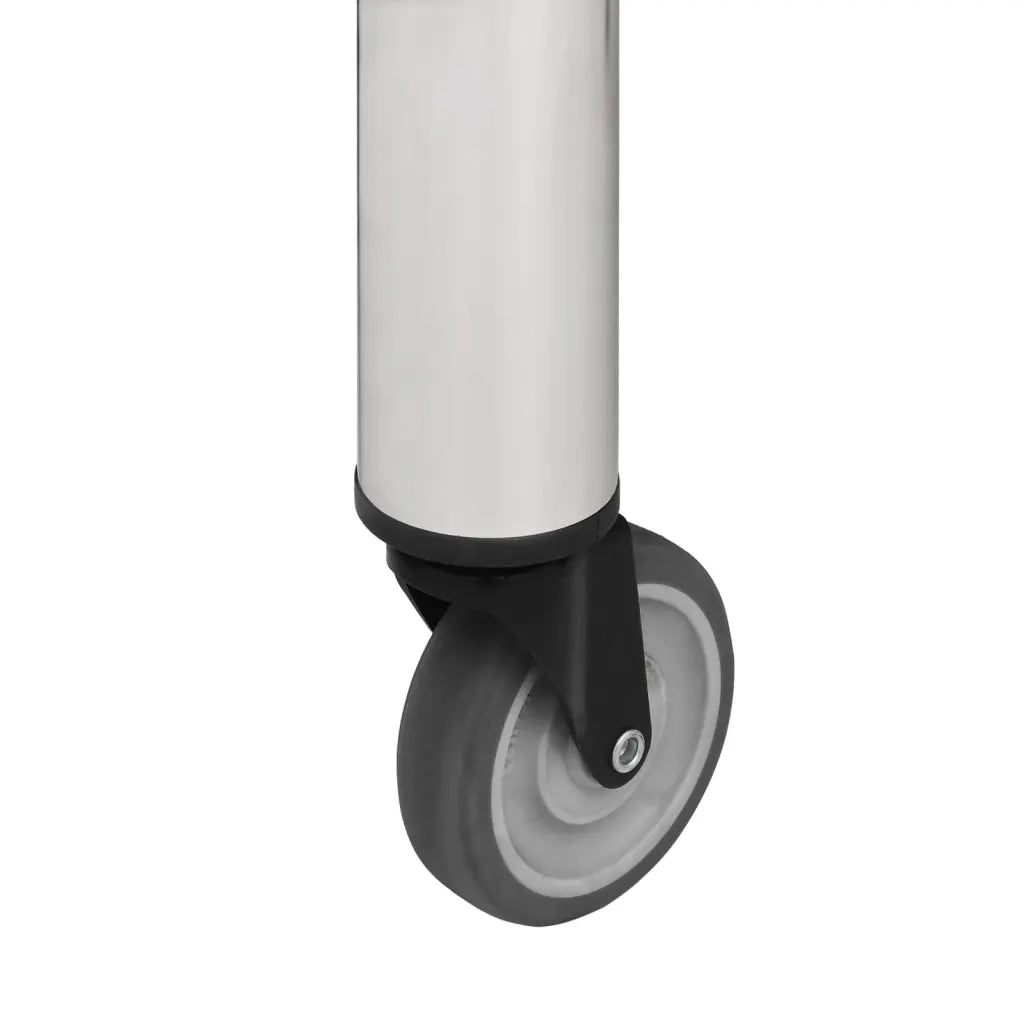 Tavolo da Lavoro Cucina con Ruote 80x60x85 cm in Acciaio Inox CFW3776171