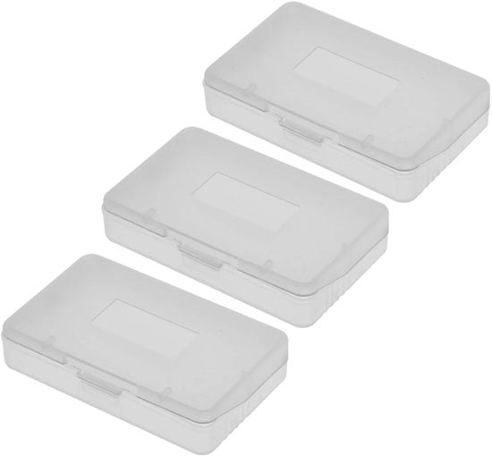 Cassa per Giochi - 10 Pezzi - Transparente - Scatola di Ripostiglio - Protezione contro la Polvere - Leggero - Carcassa in ABS di Alta Qualità - Alloggiatore per Cartridgi