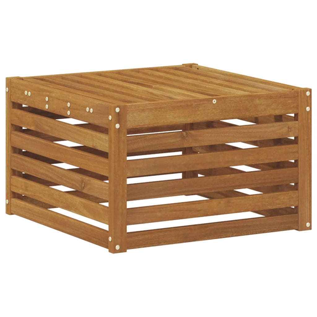 Poggiapiedi da Esterno Legno di Acacia Massello Naturale CFW7765383