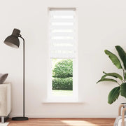 vidaXL Tenda a Rullo Zebra Larghezza Tessuto 60,9 cm Poliestere