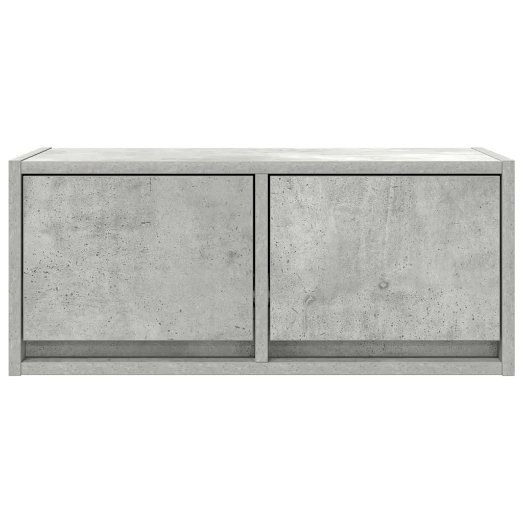 Mobile per TV Grigio Cemento 60x31x25,5 cm Legno Multistrato 861496