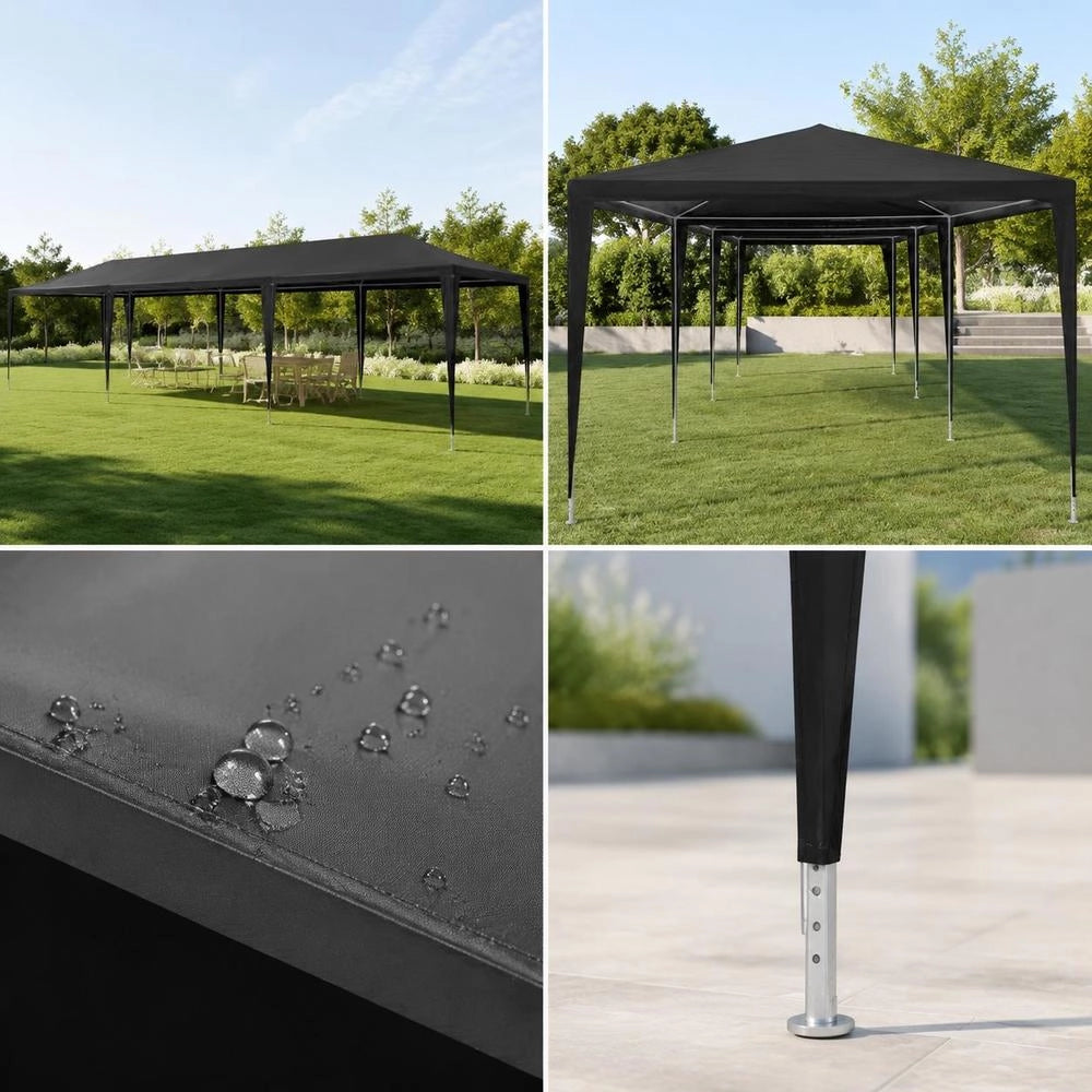 Party Tent 3x9 M PE Anthracite
