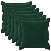 Cuscino con cuscino HOUTEN 6 pz Verde Scuro Velluto 931852