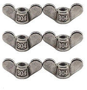 Vitamina per Viti M10 - 304 Acciaio Inossidabile - Accessori di Fissaggio - Hardware per Bricolage - Pacchetto da 6 pezzi - Resistente alla Corrosione e Duraturo - Vite a Scatto