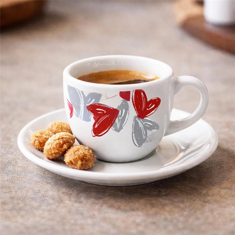 SET 12PZ TAZZE DA CAFFÈ IN LOVE 80ML