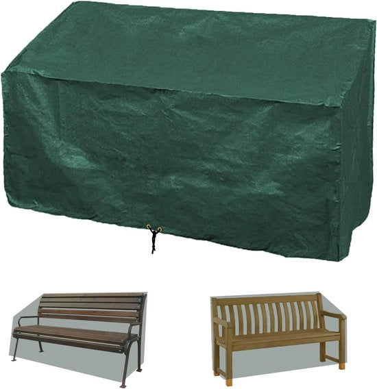 Banchina per giardino impermeabile - protezione contro condizioni atmosferiche - 1 pezzo - verde - polietilene - 163 x 66 x 63/89 cm