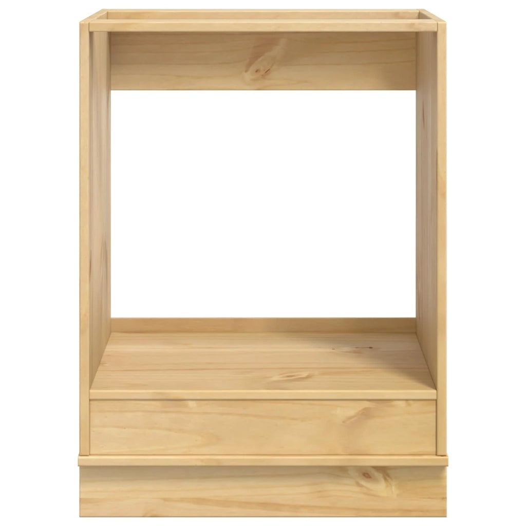 Mobile contenitore rettangolare moderno per soggiorno 60 x 46 x 81 cm in pino massello color miele 02_0058900