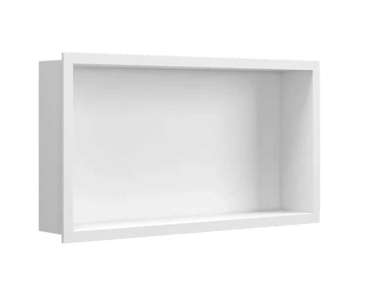 Nicchia bagno Solid Surface 30x40 cm - bianco opaco