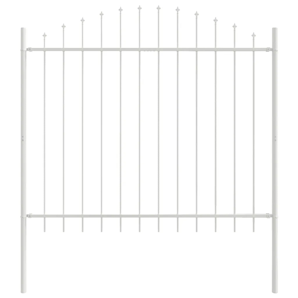 Recinzione per Giardino 6 pcs Bianco 170 x 165 cm