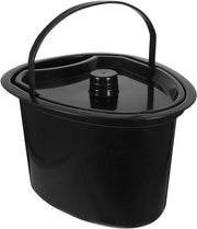 Commode emme da 5 litri con coperchio - bagno portatile per adulti o anziani 104 - per campeggio, escursioni, viaggi in auto