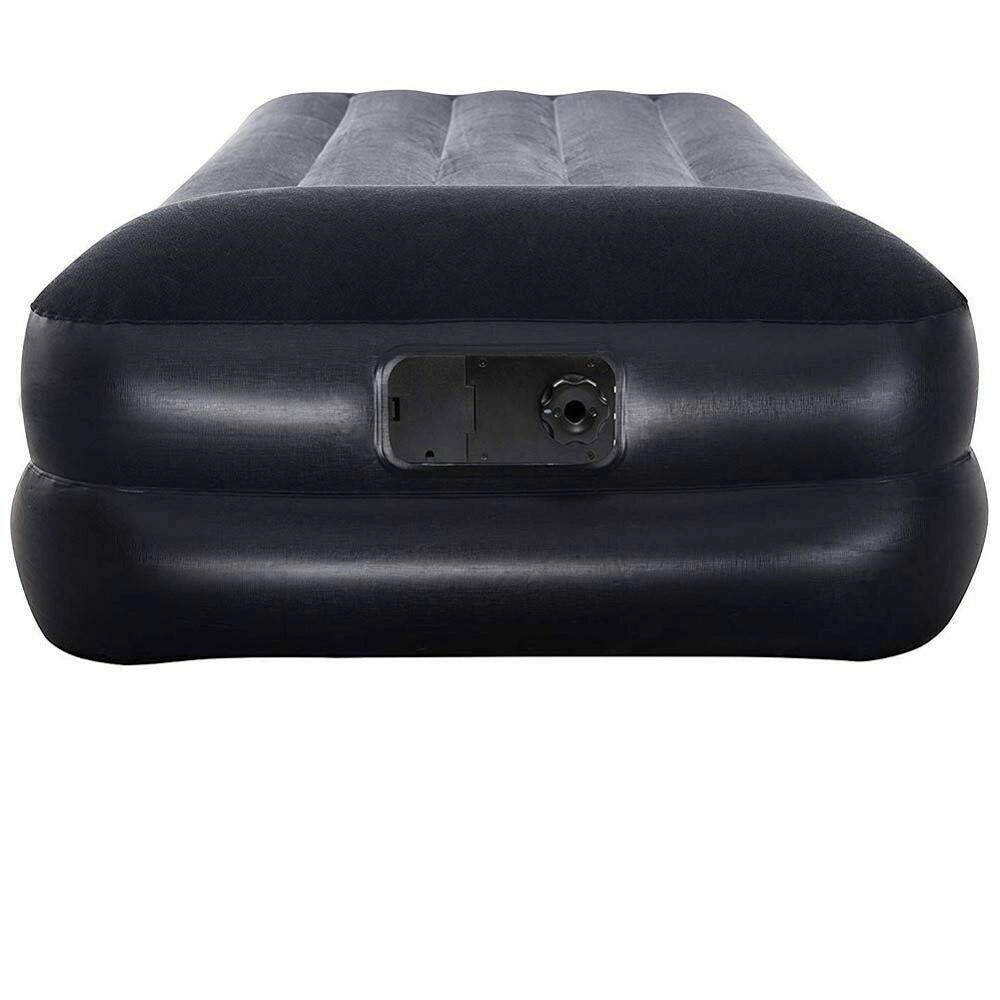 Trade Shop - Materassino Materasso Gonfiabile Singolo 191x97cm Con Pompa Elettrica Integrata 67401 -