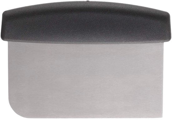 Schrappatore per cucina in acciaio inossidabile - Design ergonomico - Superficie liscia - Duraturo - Resistente alla corrosione - Piastra di cottura