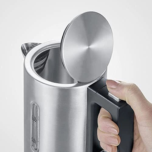 Severin 3646 bollitore elettrico 0,5 L 1000 W Nero, Acciaio inossidabile