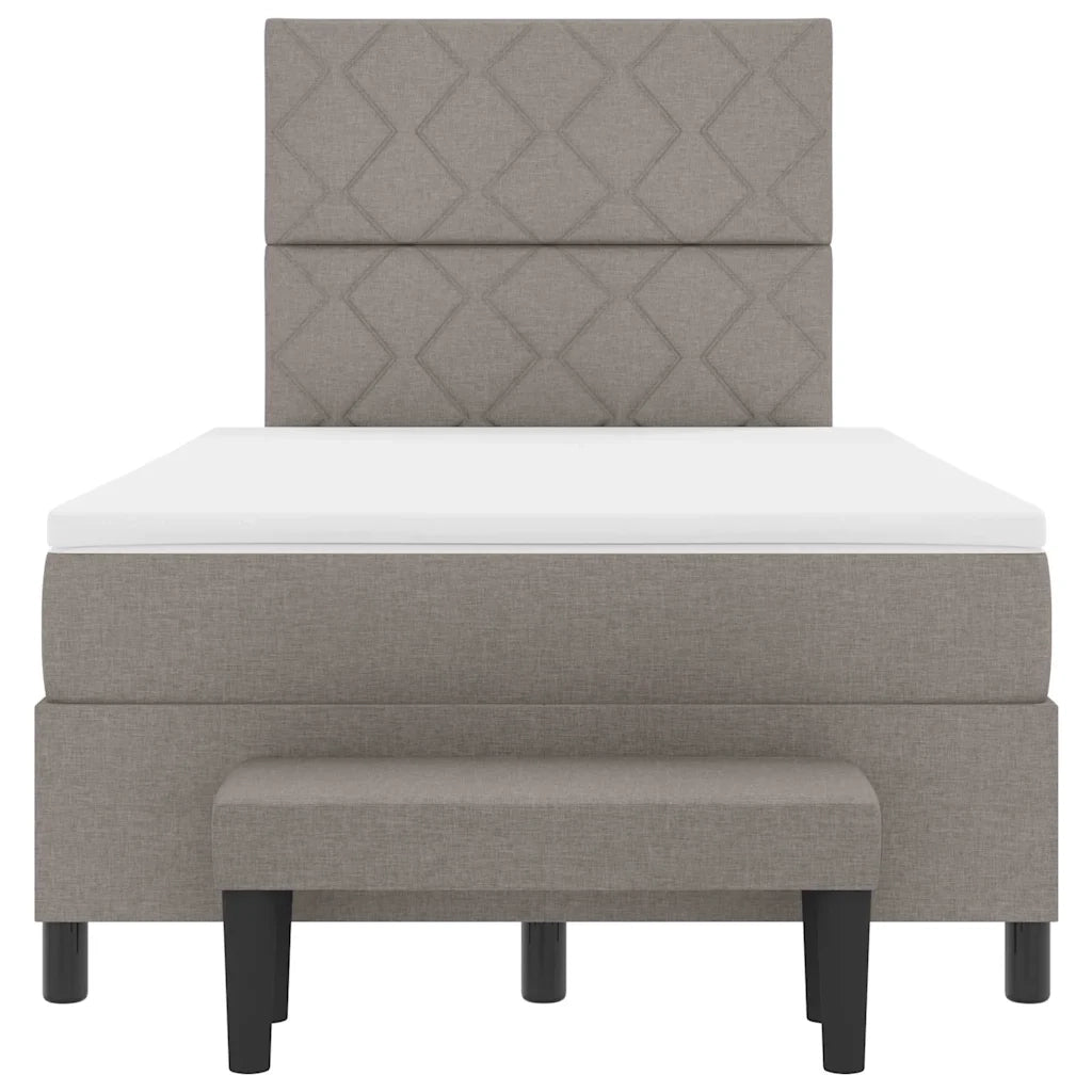 Letto a molle con testiera Talpa 120 x 190 cm Tessuto 3344132