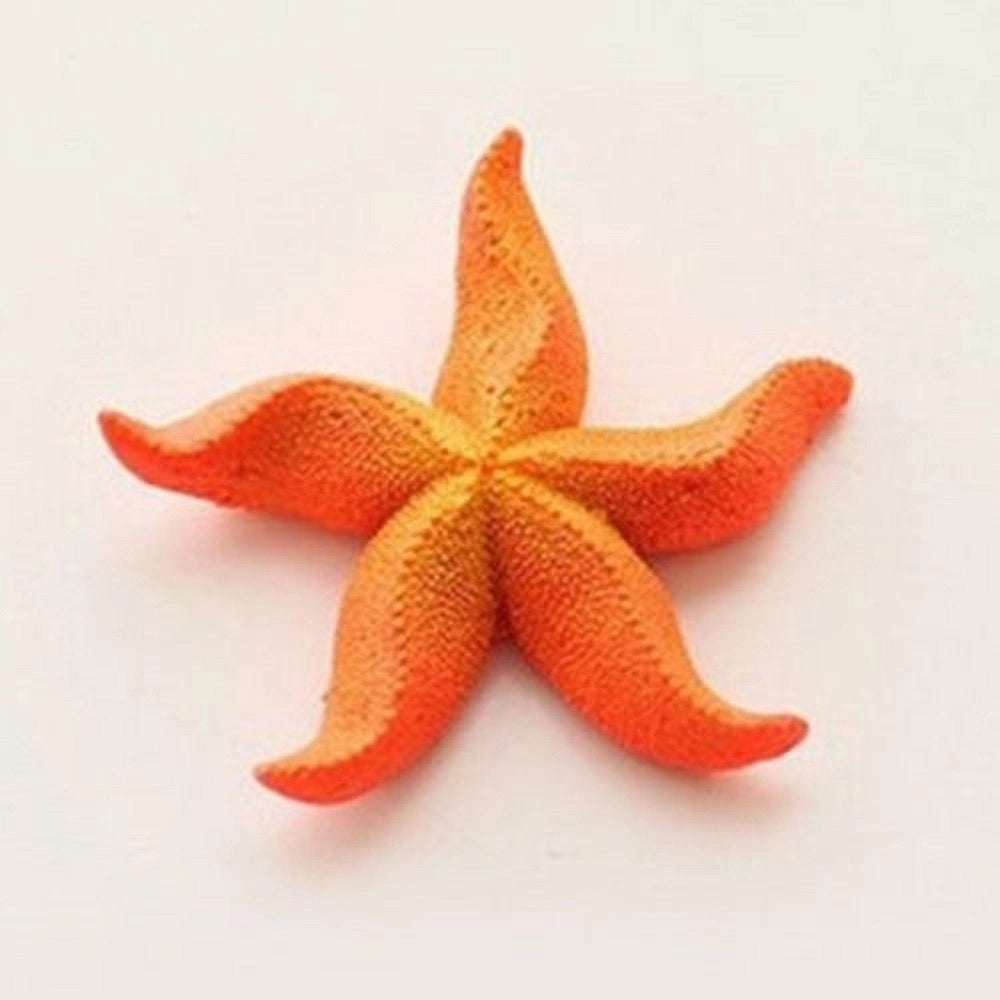 Trade Shop - Stella Marina Artificiale In Resina Per Decorazioni Acquario Corallo Finto 7x7cm -