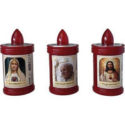 LUMINO VOTIVO - ROSSO MM 60X100 DURATA GG 60- 30 pezzi