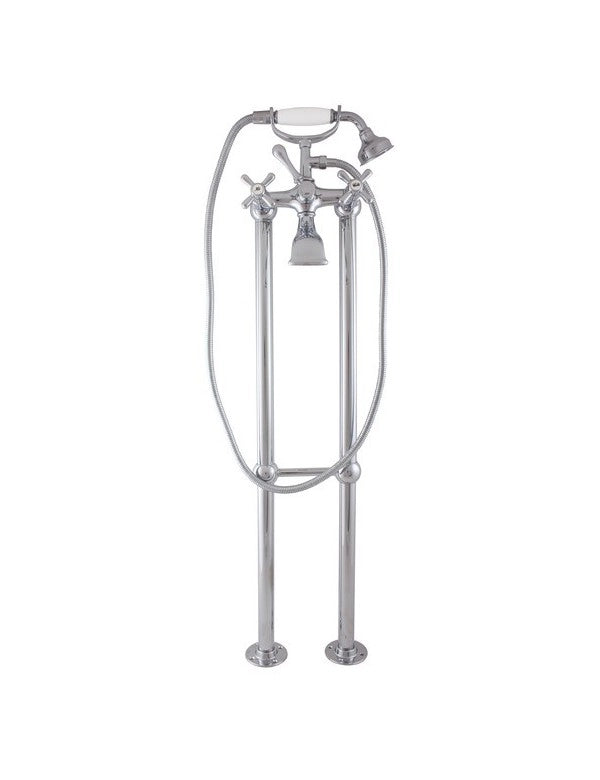 Colonna doccia con colonna doccia in ottone cromato MORAVA RETRO