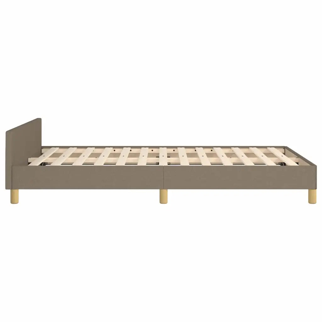 Giroletto senza Materasso Tortora 120x190 cm Tessuto 3270531