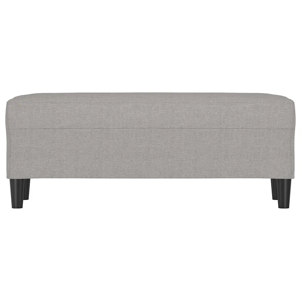 Panca Grigio chiaro 100x35x41 cm in Tessuto CFW2223369