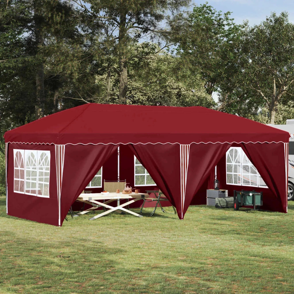 Tenda per feste a pop-up 575 x 288 x 245 cm Borgogna 42019807