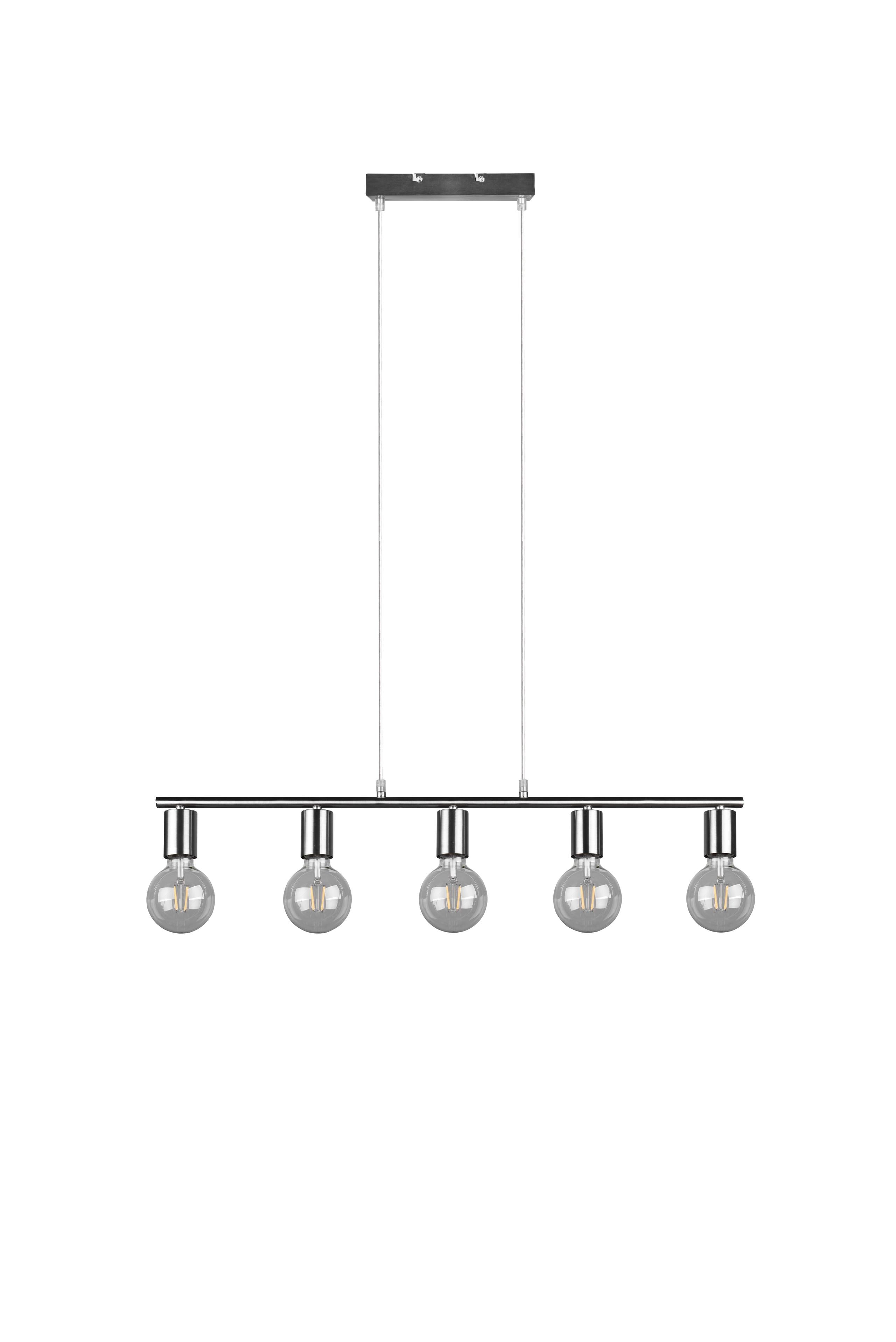 Lampada a Sospensione da Interno   in Metallo Nickel Opaco