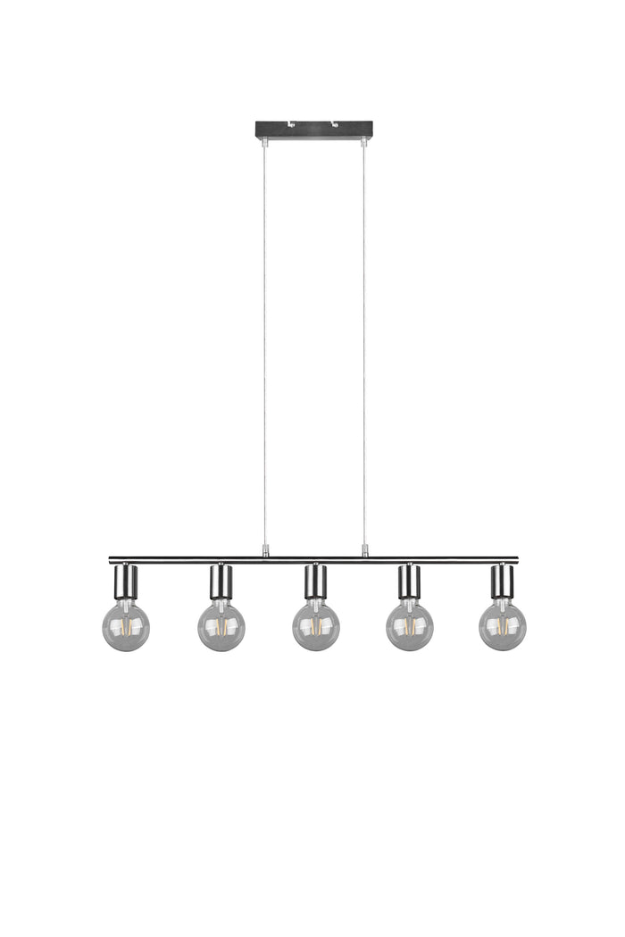 Lampada a Sospensione da Interno   in Metallo Nickel Opaco