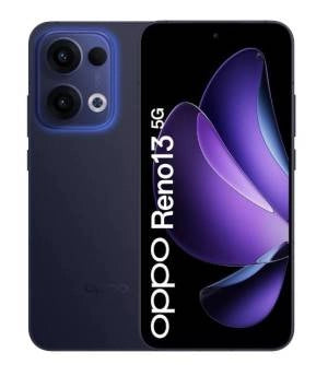 Oppo reno13 5g ai smartphone, tripla fotocamera 50+8+2mp, selfie 50mp, display 6.59” 120hz amoled fhd+, 5600mah, ram 12gb(esp4gb/8gb/12gb)+rom 256gb, [versione italia], luminous blue - RENO13BLU
