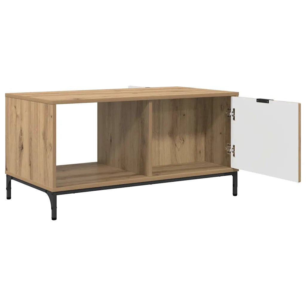 Tavolino da salotto Rovere artigianale 90 x 49 x 46 cm