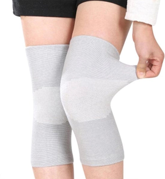 Moussa di Supporto alle Ginocchia - Unisex - Supporto alle Ginocchia - Miglioramento della Circolazione e Alleviamento del Dolore - Compressa Sportiva - Gestione del Dolore durante le Corse - Gestione del Dolore da Artrite - Donna e Uomo