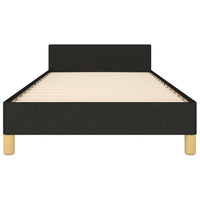 Giroletto senza Materasso Nero 80x200 cm Tessuto 3125173