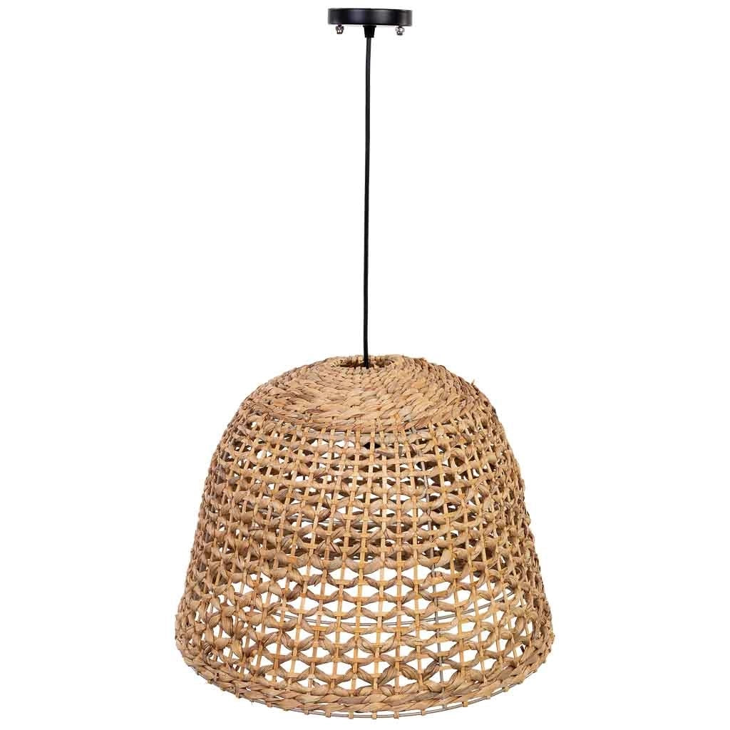 Lampada da soffitto in fibra di giacinto