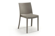 SEDIA IN POLIPROPILENE 'PERLA' beige taupe  - BICA