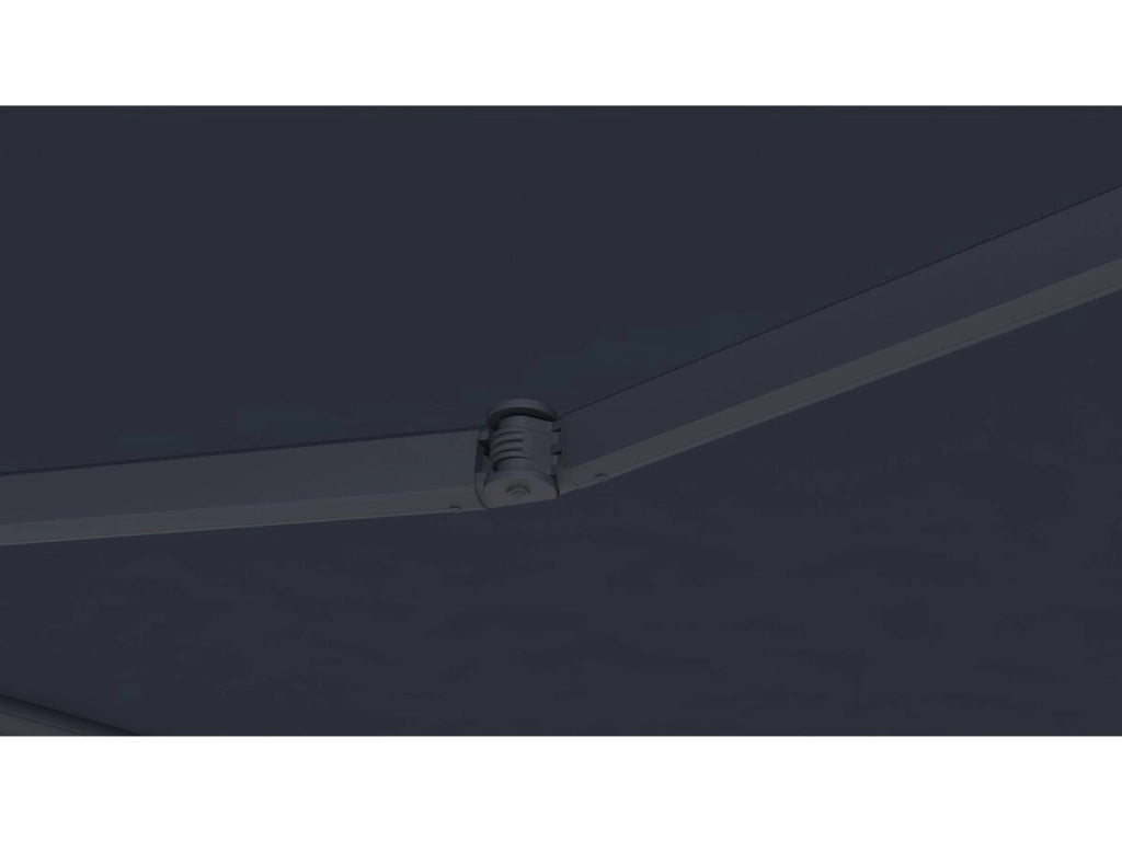 4 x 3 m Tenda retrattile motorizzata in alluminio "Ombra 4" - Grigio antracite