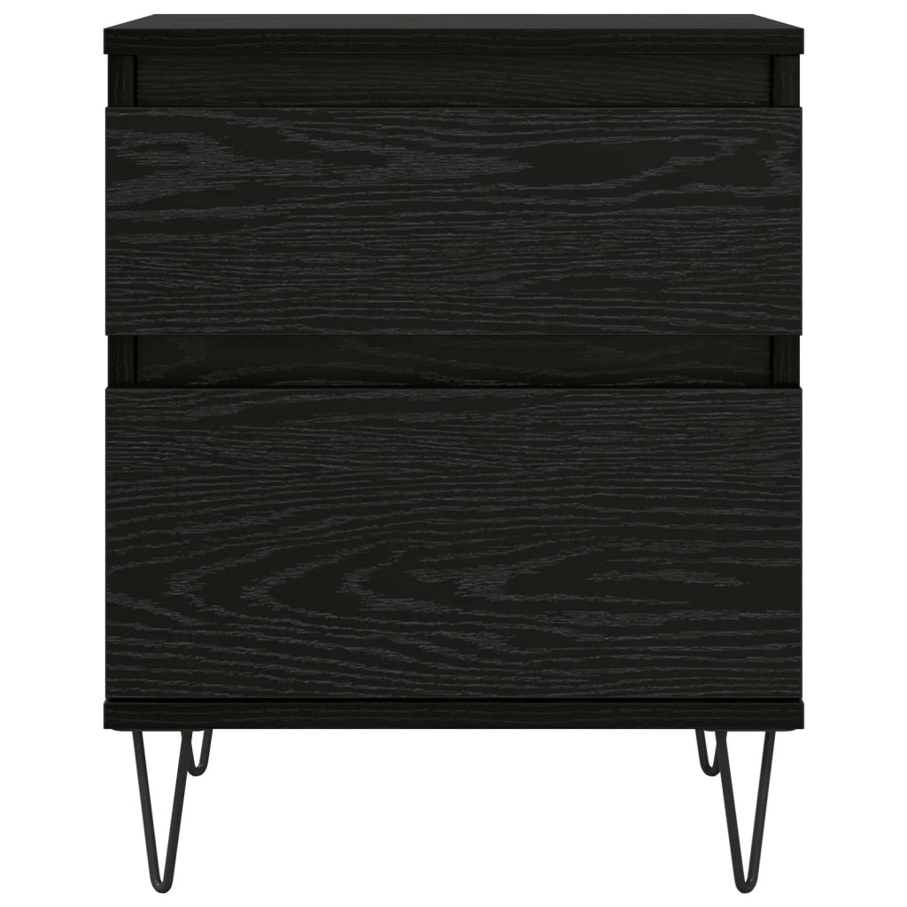 Armadio letto moderno con cassetto contenitore 40 x 35 x 50 cm in legno di rovere nero 02_0058407