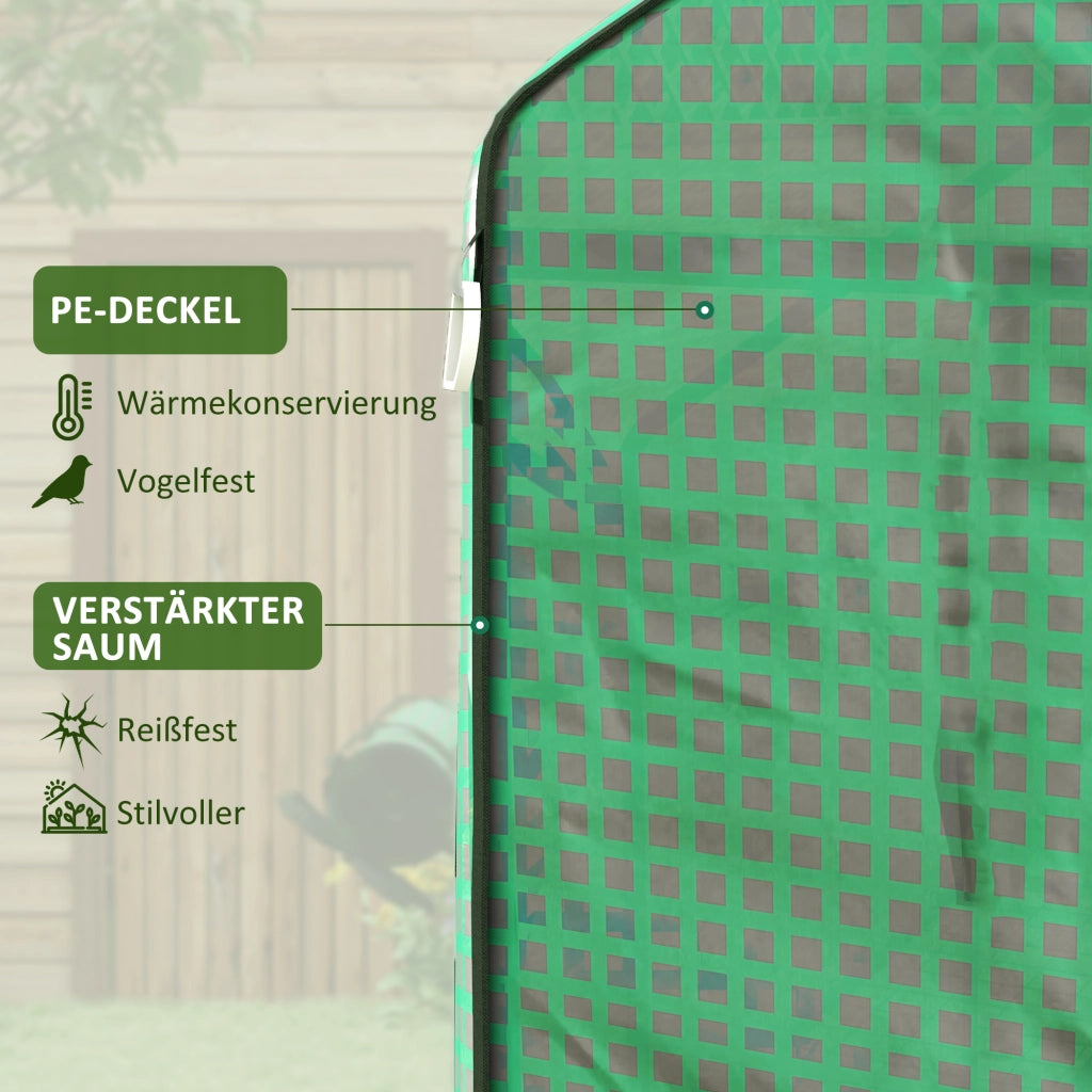 TELA PER SERRA 140 x 73 x 190 cm Verde in plastica