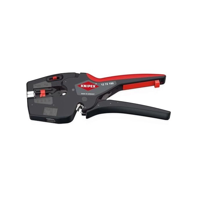 Knipex 12 72 190 pinza spellacavi Nero, Rosso
