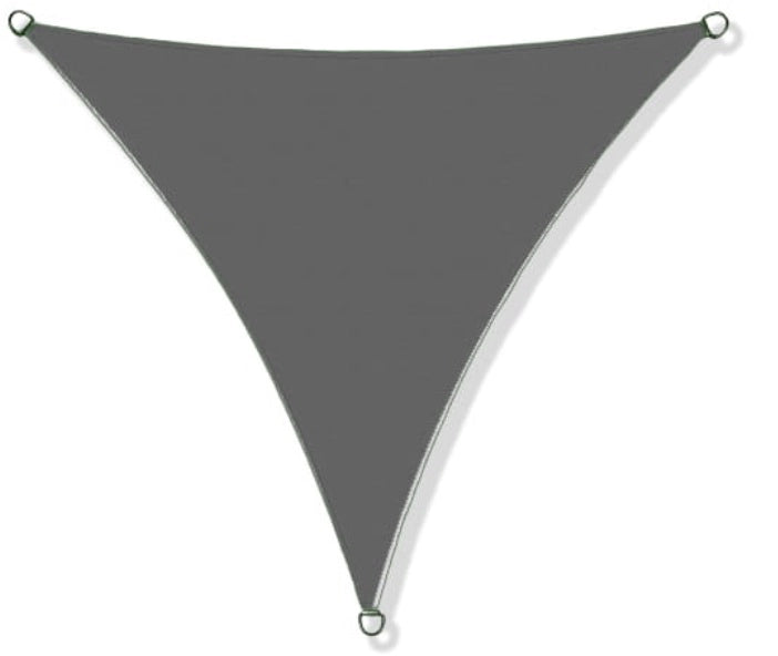 AIO FACTORY 3x3x3m Tenda a vela impermeabile da giardino grigia