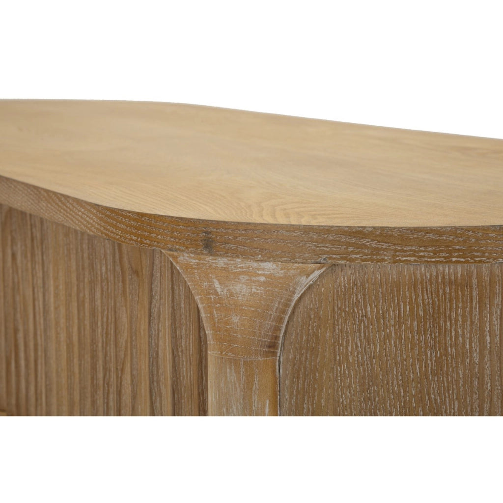Tavolo Consolle VKH758, Marrone, Legno, 110x40x80 cm