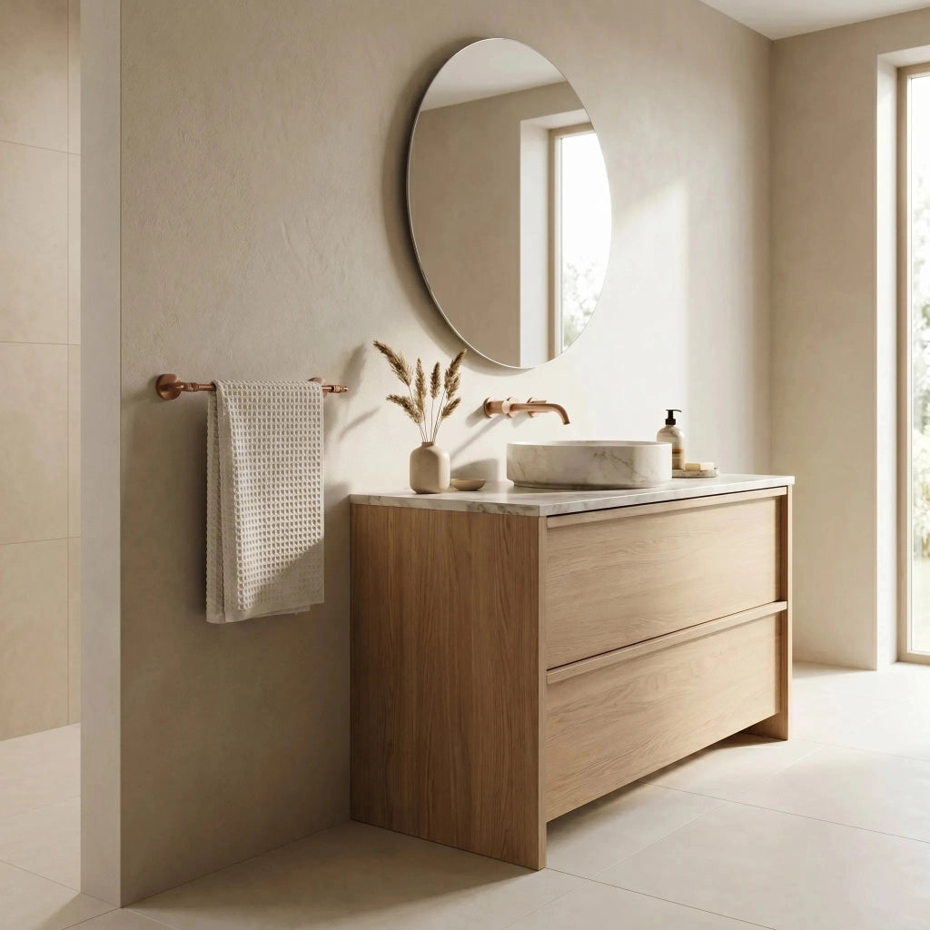 Portasciugamano Da Bagno 29101 Riwon Brush Copper