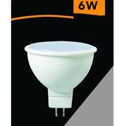 Trade Shop - Lampadina Led Mr16 6w 12v Luce Fredda 6500k Calda 3000k Naturale 4000k Mr16-12v - -bianco Freddo      -