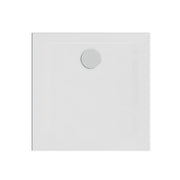 PIATTO DOCCIA QUADRATO IN CERAMICA MODELLO SQUASH H.4 - CM 80X80  - CEI
