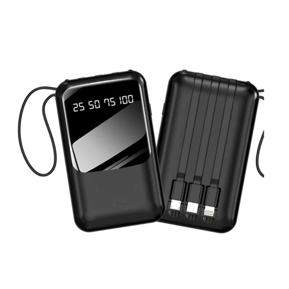 Trade Shop - Power Bank Caricatore Portatile Capacità 12800mah Ricarica Rapida 2.1a Smartphone Tablet -