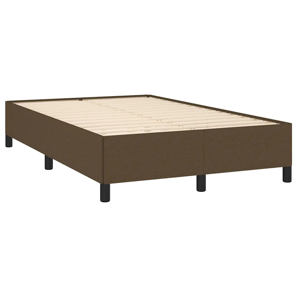 Giroletto senza Materasso Marrone Scuro 80x200 cm in Tessuto 379511
